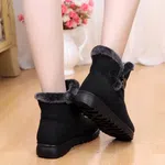 Women's Plush Flat Ankle Snow Boots image 3