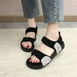 Women's Double Strap Velcro Soft Sandals image 3
