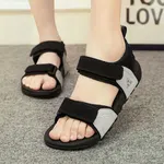 Women's Double Strap Velcro Soft Sandals image 2
