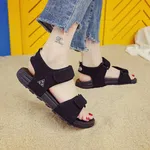 Women's Soft Outdoor Hiking Sandals - Black, Grey and Pink image 7