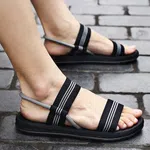 Women's Waterproof Hiking Sandals - Black image 3
