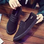 Women's Breathable Lace-Up Sneakers - Black image 4