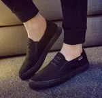 Women's Breathable Lace-Up Sneakers - Black image 3