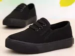 Women's Breathable Lace-Up Sneakers - Black image 6