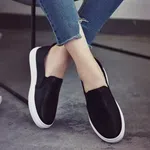 Women's Breathable Platform Sneakers - Black image 2