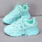 Women's Breathable Running Sneakers - Sky Blue image 2