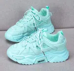 Women's Breathable Running Sneakers - Sky Blue image 1