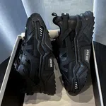Women's Chunky Running Sneakers - All Black image 4