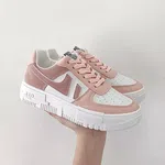 Women's Breathable Platform Sneakers - Pink image 1