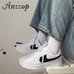 Women's Breathable Platform Sneakers with Lace-Up Closure and Leather Upper - White image 5