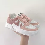 Women's Breathable Platform Sneakers - Pink image 3
