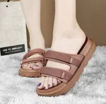 Women's Double Strap Velcro Korean Style Sandals image 1