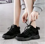 Women's Canvas Running Shoes - Black image 3