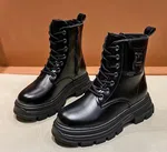 Women's Thick Sole Retro Short Boots image 2