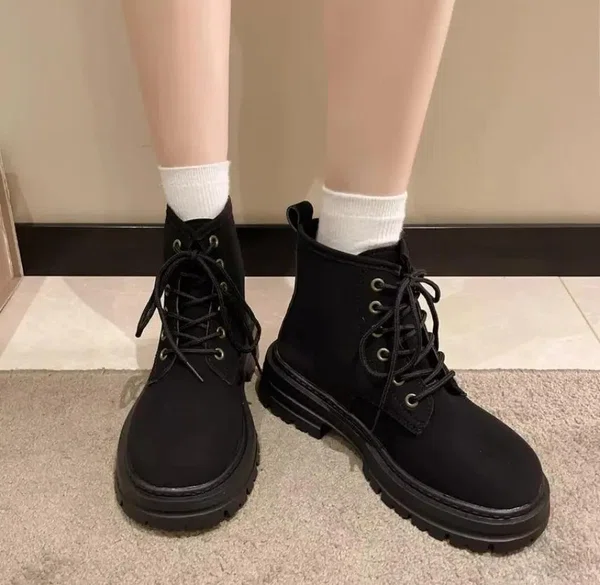 Women's Mid Heel Short Boots
