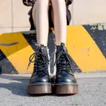 Women's High-Top Lace-Up Zip Boots image 2