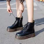 Women's High-Top Lace-Up Zip Boots image 3