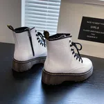 Women's High-Top Lace-Up Zip Boots image 8