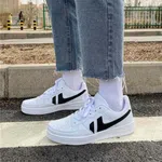 Women's White Lace-Up Casual Sneakers image 1