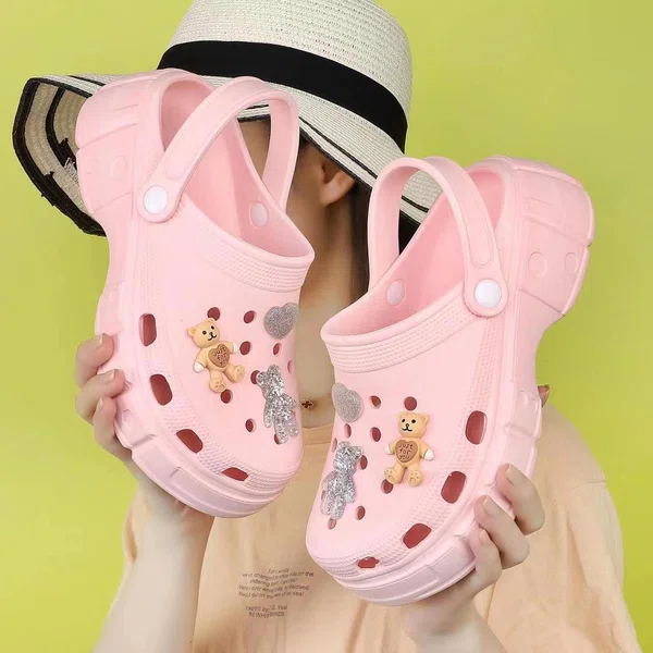 Women's Lightweight Summer Clogs - Pink