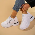 Women's Korean Style Slip-On Heel Sneakers - Available at AfnoBazar Nepal