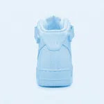 Women's High-Top Sneakers with Ankle Strap - White - Available at AfnoBazar Nepal