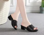 Women's Rhinestone Mesh Heeled Slippers - Available at AfnoBazar Nepal