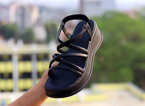 Women's Platform Casual Heel Sandals - Available at AfnoBazar Nepal