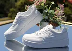 Women's Low-Top Sneakers - White - Available at AfnoBazar Nepal