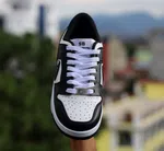 Women's Low-Top Sneakers - Black and White - Available at AfnoBazar Nepal