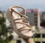 Women's Platform Casual Heel Sandals - Available at AfnoBazar Nepal
