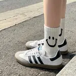 Women's White Leather Skate Sneakers - Available at AfnoBazar Nepal