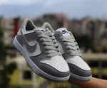 Women's Low-Top Sneakers - Grey and Dark Grey - Available at AfnoBazar Nepal