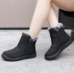 Women's Fur-Lined Zip Winter Boots - Available at AfnoBazar Nepal