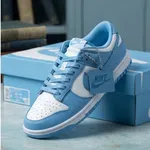 Women's Korean Style Breathable Platform Casual Sneakers - Blue, Grey and Red - Available at AfnoBazar Nepal