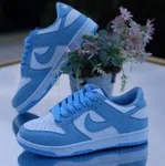 Women's Korean Style Breathable Platform Casual Sneakers - Blue, Grey and Red - Available at AfnoBazar Nepal
