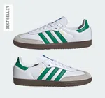 Women's Retro Low-Top Leather Sneakers - Black and Green - Available at AfnoBazar Nepal