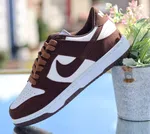 Women's Korean Style Breathable Platform Casual Sneakers - Brown - Available at AfnoBazar Nepal