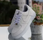 Women's Classic Low-Top Leather Sneakers - Off White - Available at AfnoBazar Nepal
