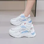 Women's Korean Style Lace-Up Platform Casual Shoes - Blue - Available at AfnoBazar Nepal