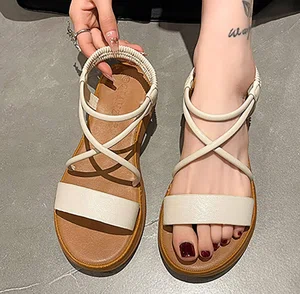 Women's Beige Jelly Platform Sandals - Available at AfnoBazar Nepal