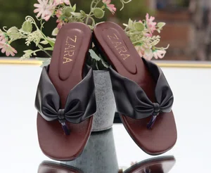 Women's Soft Bow Toe Sandals - Available at AfnoBazar Nepal