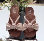 Women's Soft Bow Sandals - Available at AfnoBazar Nepal