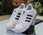 Men's Lightweight Casual Sneakers - White - Available at AfnoBazar Nepal