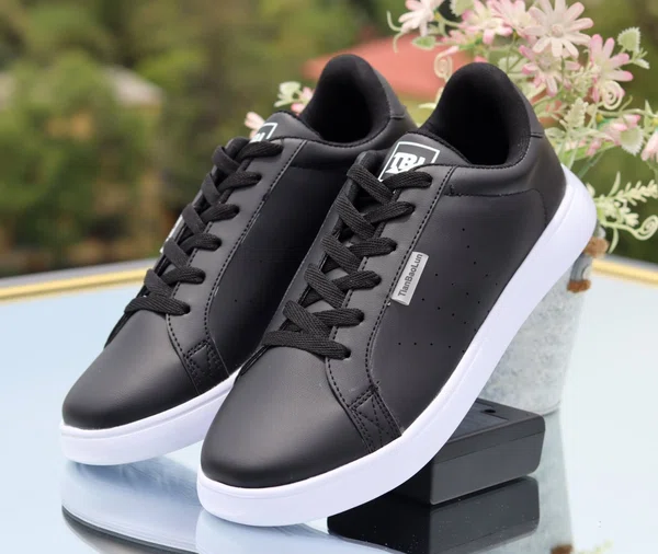 Men's Lightweight Casual Sneakers - Black - Available at AfnoBazar Nepal