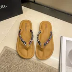 Women's Mixed Color Low Heel Flip Flops - Available at AfnoBazar Nepal