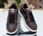 Men's Brown and Black Low-Top Sneakers - Available at AfnoBazar Nepal