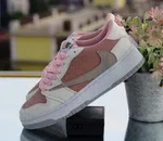 Women's Korean Style Breathable Platform Casual Sneakers - Pink - Available at AfnoBazar Nepal