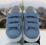 Women's Korean Style Breathable Platform Casual Sneakers - Blue - Available at AfnoBazar Nepal