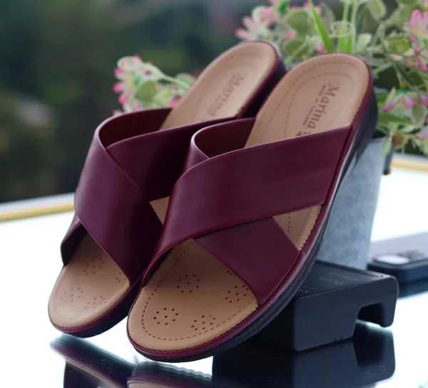 Women's Korean Style Orthopedic Criss-Cross Sandals - Available at AfnoBazar Nepal
